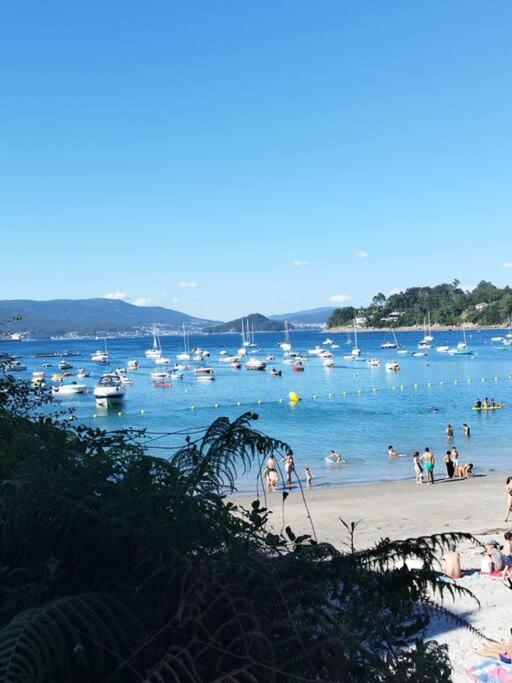 Apartamento Illa De Tambo Marin Bagian luar foto